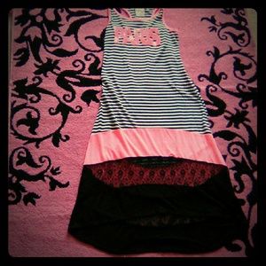 A beautiful dress by Jenna and Jessie.